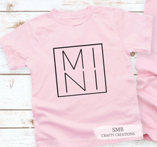 Load image into Gallery viewer, Mini - Square/Black Writing - Youth/Toddler