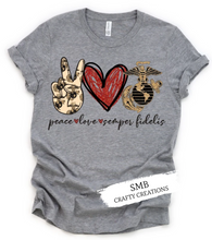 Load image into Gallery viewer, Peace Love Semper Fidelis