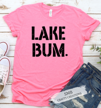 Load image into Gallery viewer, Lake Bum - Black Writing