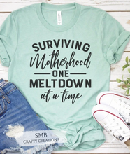 Load image into Gallery viewer, Surviving Motherhood - Black Writing