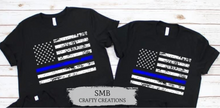 Load image into Gallery viewer, Thin Blue Line Flag