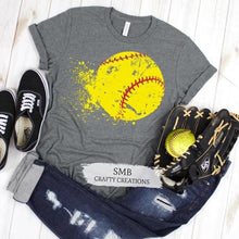 Load image into Gallery viewer, Softball Splatter