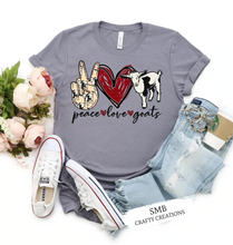 Load image into Gallery viewer, Peace Love Goats