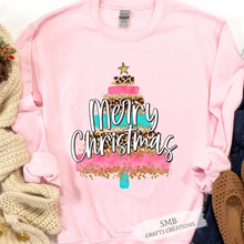 Load image into Gallery viewer, Merry Christmas Pink Tree