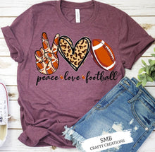 Load image into Gallery viewer, Peace Love Football