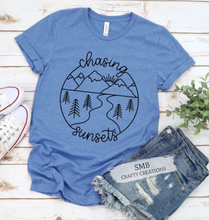 Load image into Gallery viewer, Chasing Sunsets - Black Writing