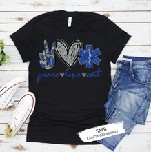 Load image into Gallery viewer, Peace Love EMT