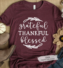 Load image into Gallery viewer, Grateful Thankful Blessed