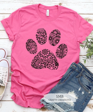Load image into Gallery viewer, Dog Paw - Black
