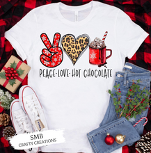 Load image into Gallery viewer, Peace Love Hot Chocolate