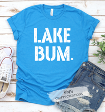 Load image into Gallery viewer, Lake Bum - White Writing