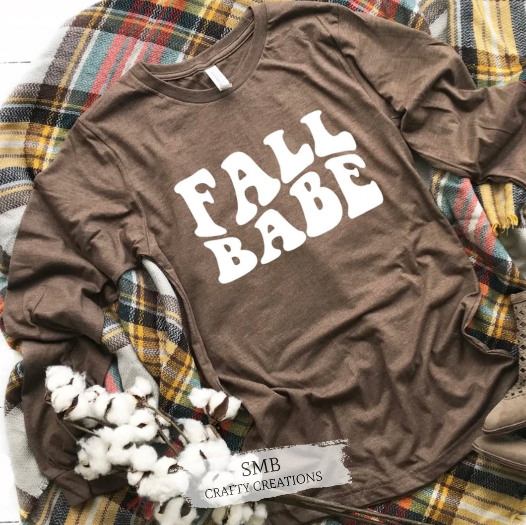 Fall Babe - White Writing