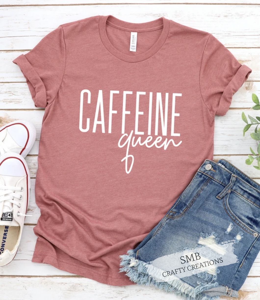 Caffeine Queen - White Writing