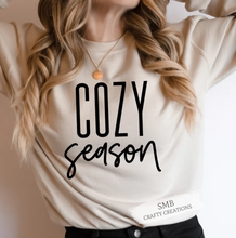 Load image into Gallery viewer, Cozy Season - Black Writing
