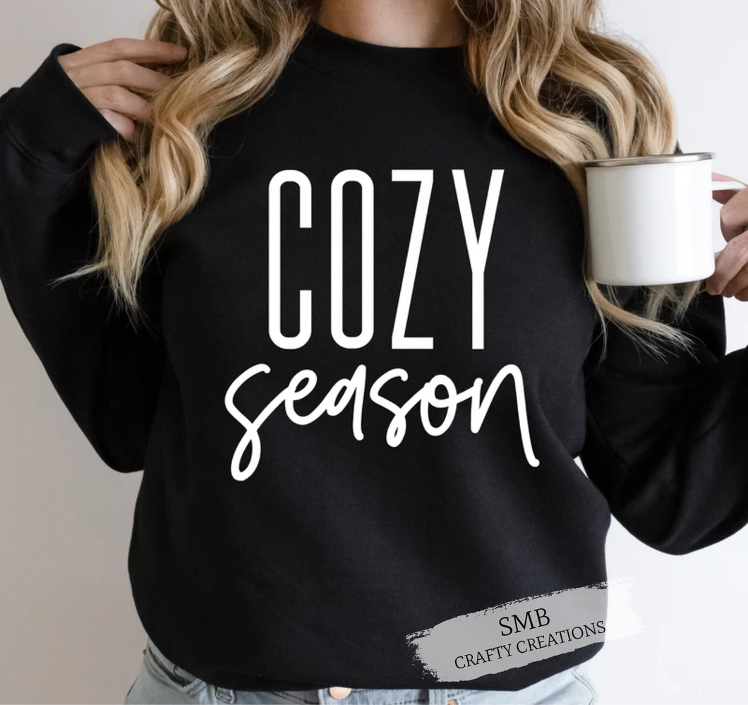 Cozy Season - White Writing